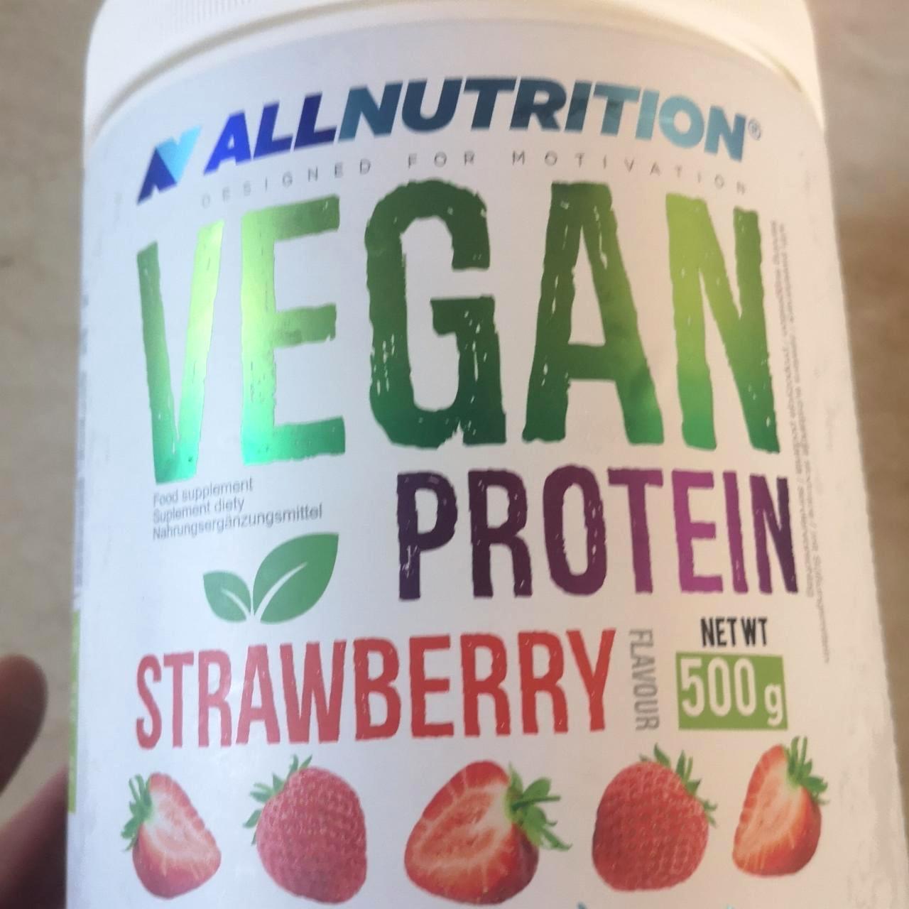 Фото - Vegan Protein strawbery Allnutrition