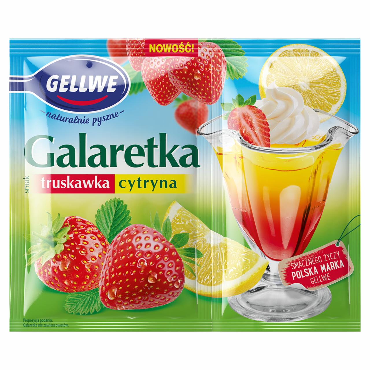 Фото - Желе со вкусом клубника-лимон Duo Galaretka Gellwe