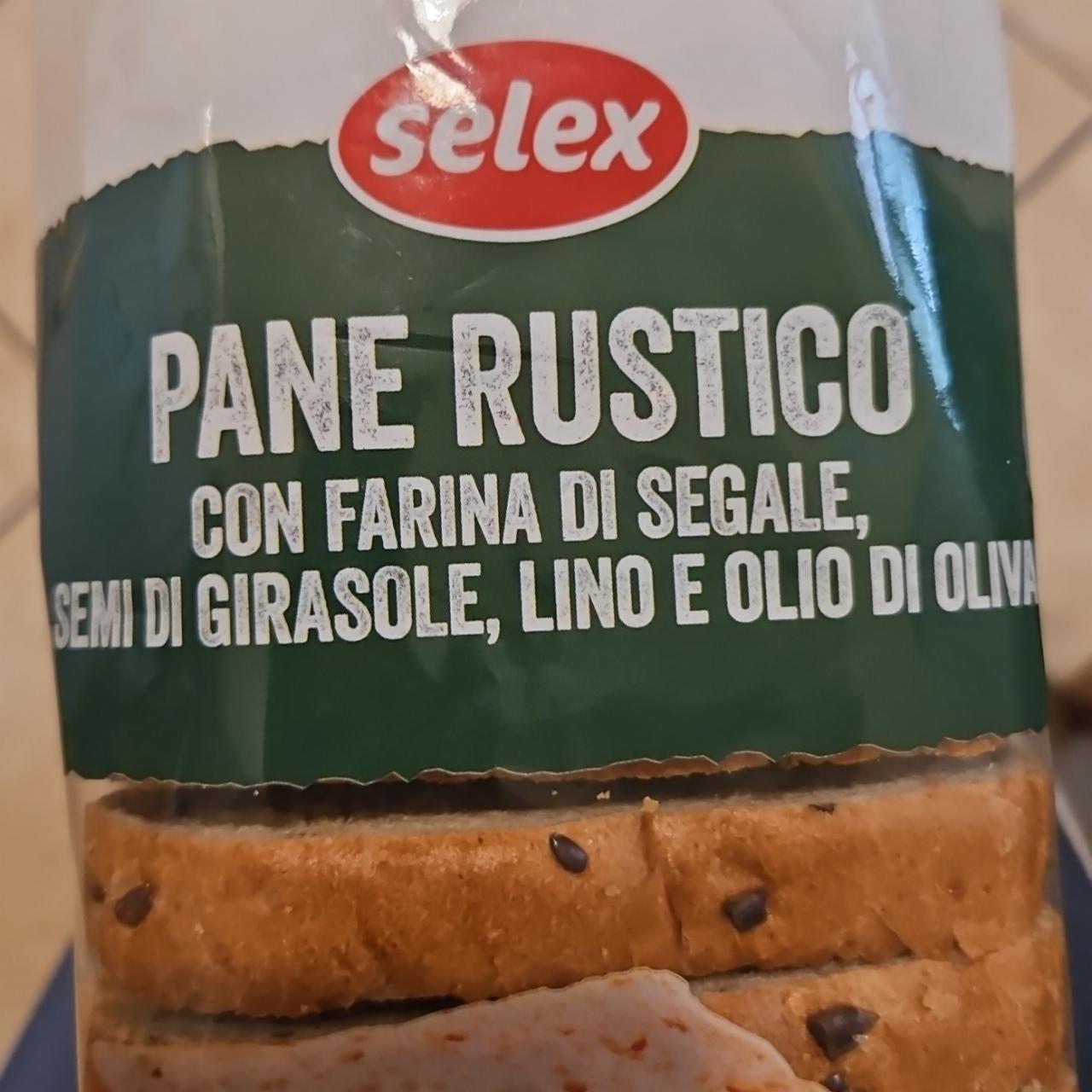 Фото - Pane rustico con farina di segale, semi di girasole, lino e olio di oliva Selex