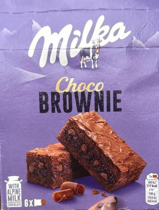 Фото - Шоколадный брауни Choco Brownie Милка Milka