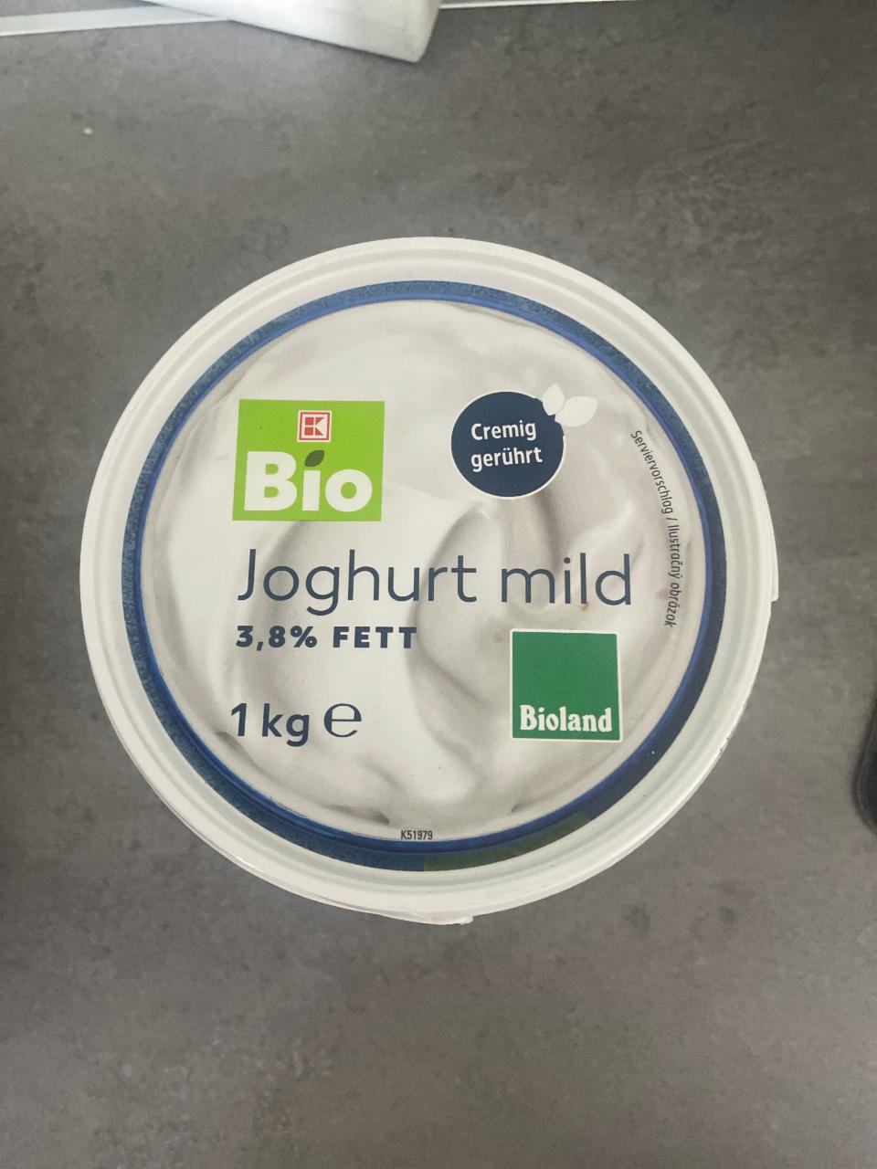 Фото - Joghurt mild 3.8% fett K-Bio