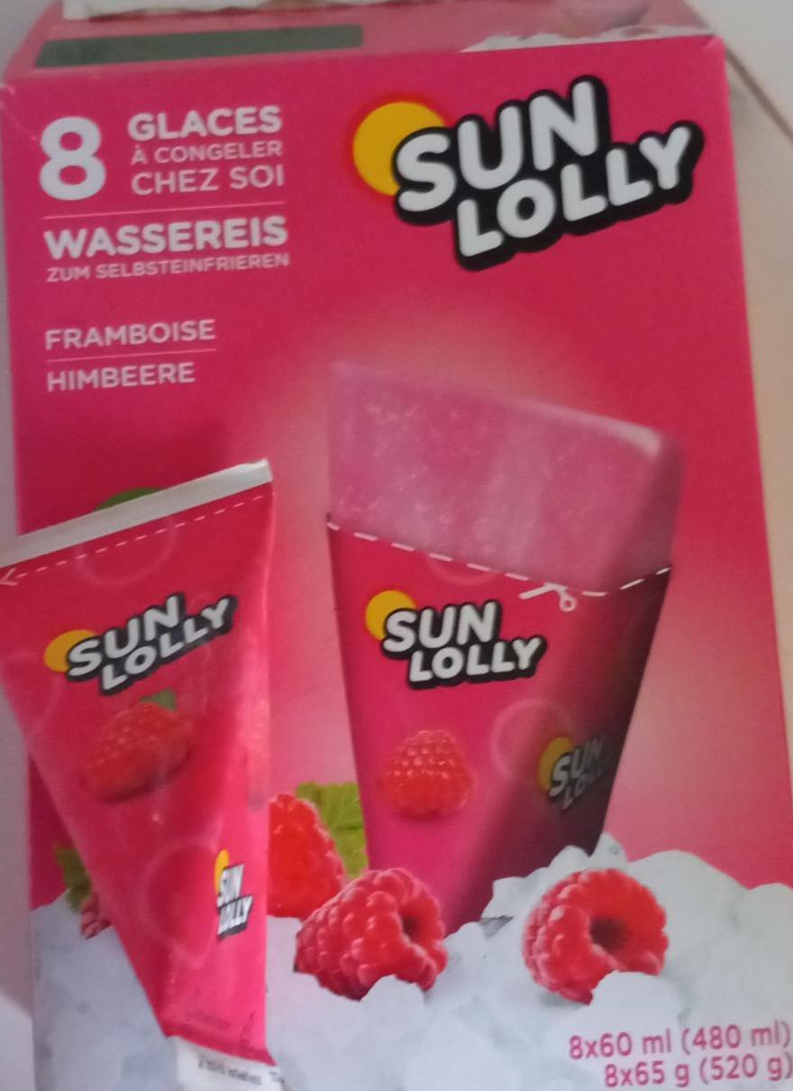 Фото - Wassereis framboise himbeere Sun Lolly