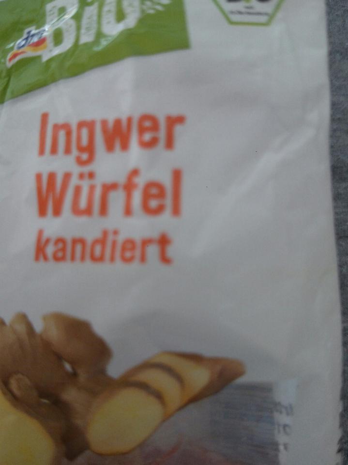 Фото - Ingwerwürfel kandierte dmBio