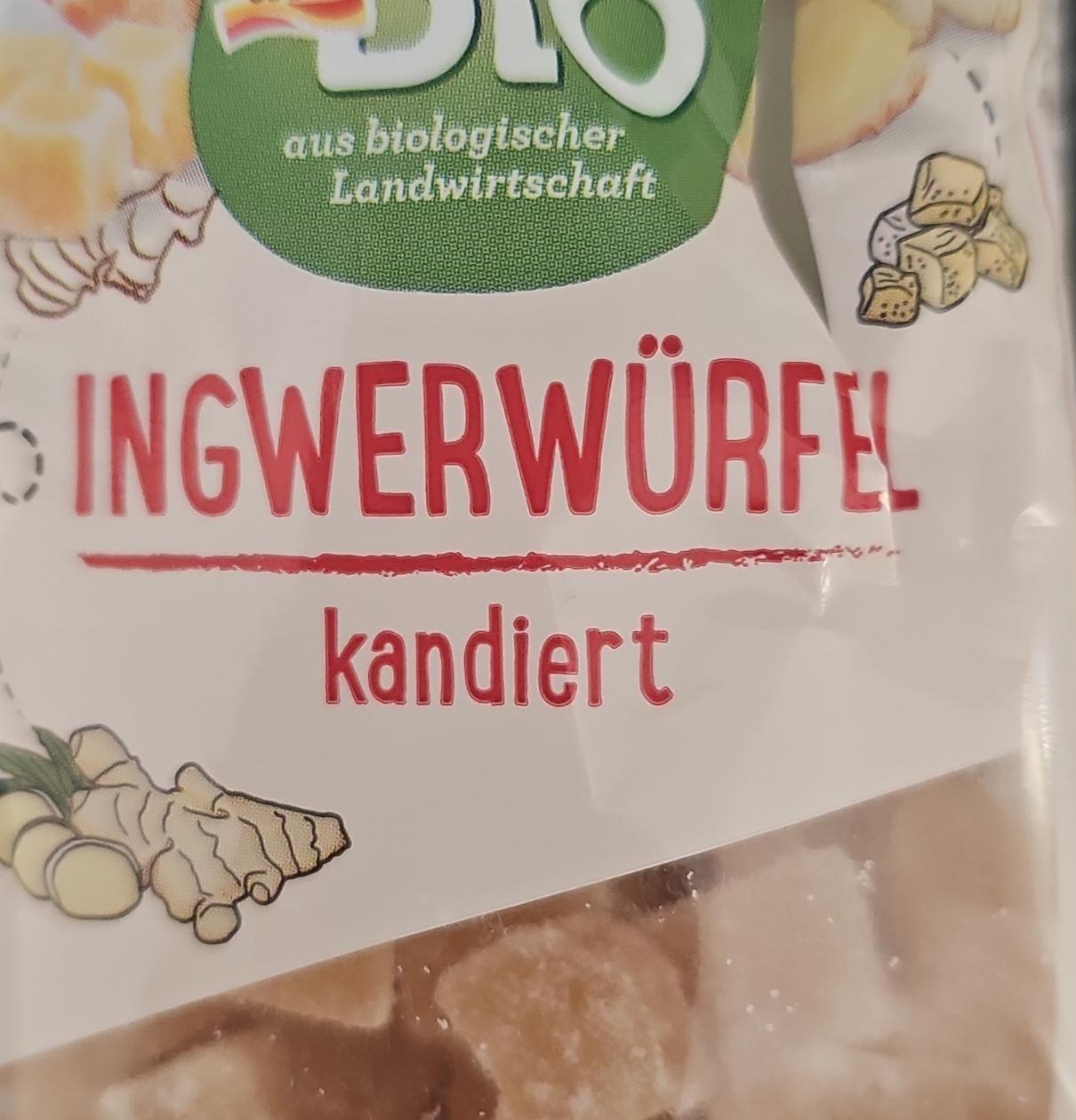 Фото - Ingwerwürfel kandierte dmBio