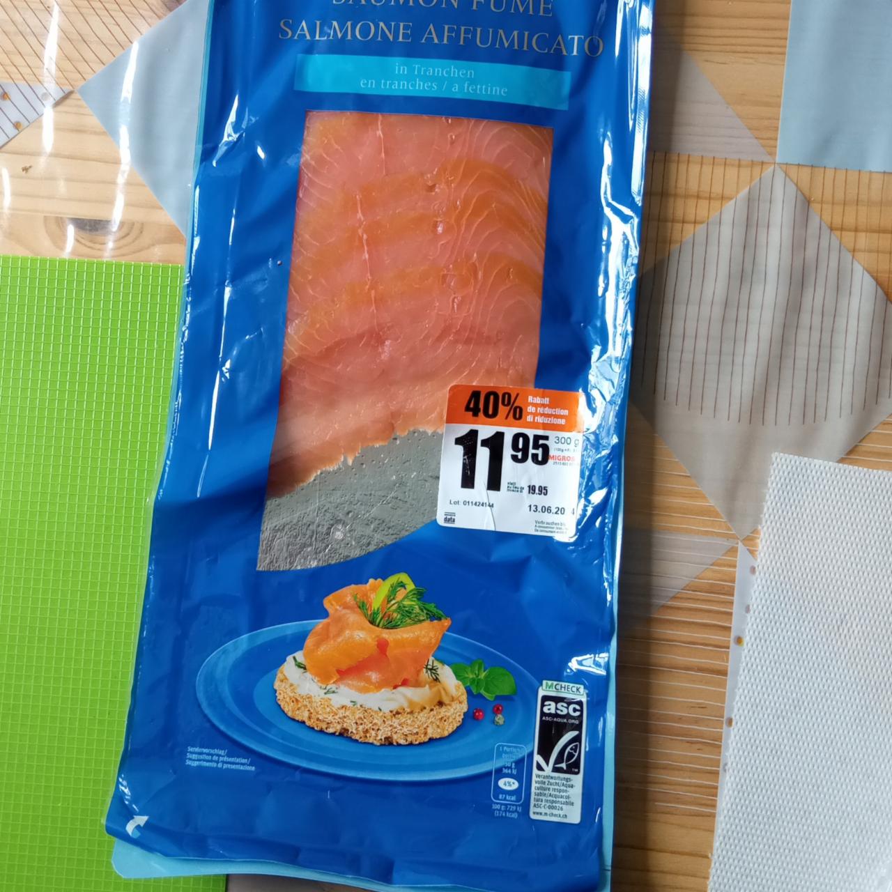 Фото - Rauchlachs in Tranchen Migros