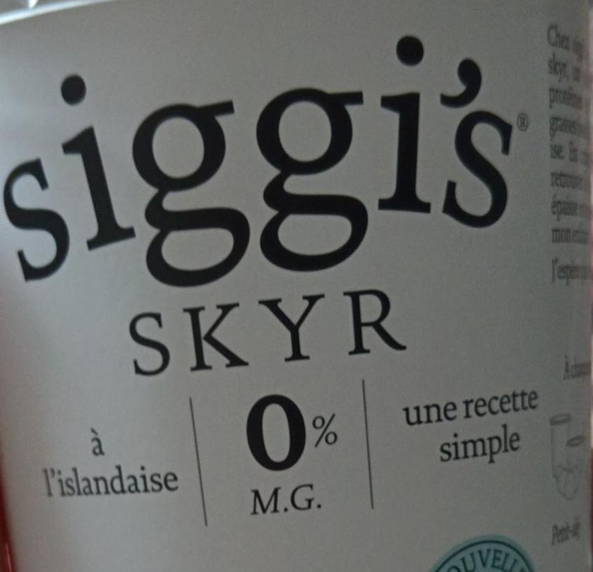 Фото - Skyr a L'islandaise une recette simple 0% Siggi's