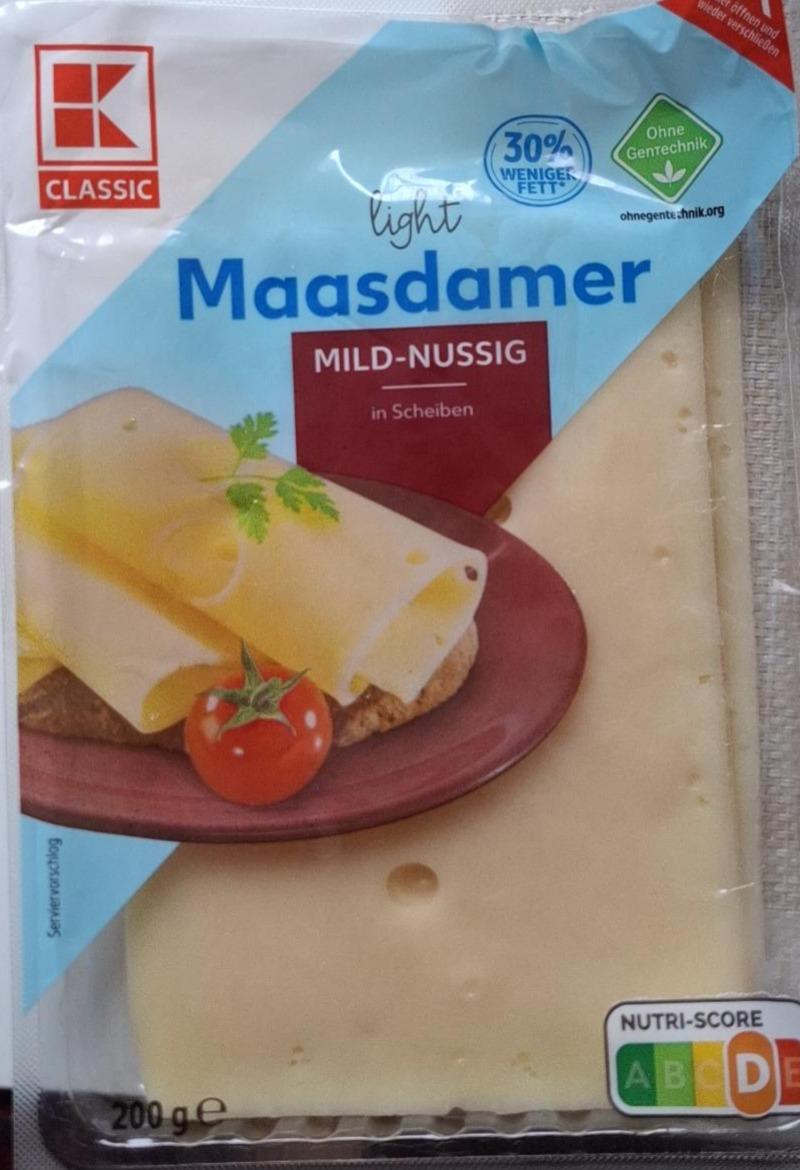 Фото - Maasdamer mild-nussig light K-Classic