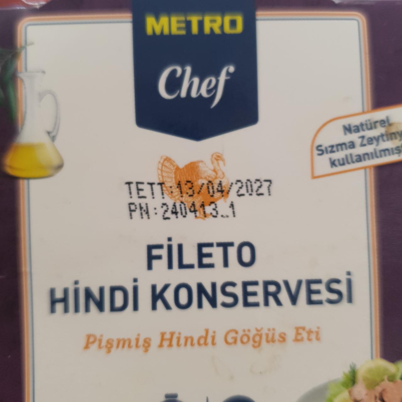 Фото - Fileto hindi konservesi Metro Chef