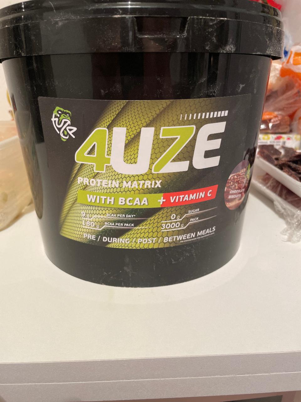 Фото - Мультикомпонентный протеин PureProtein FUZE+BCAA Молочный шоколад 4uze