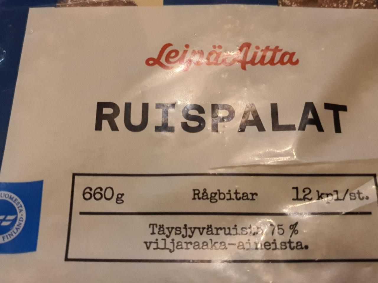 Фото - Хлеб черный с отрубями LeipäAitta