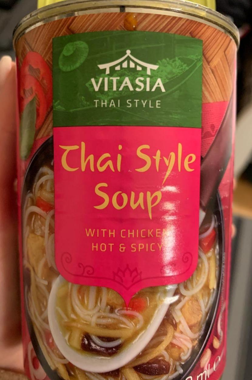 Фото - Chai style soup with cooked chicken hot g spicy Vitasia Thai Style