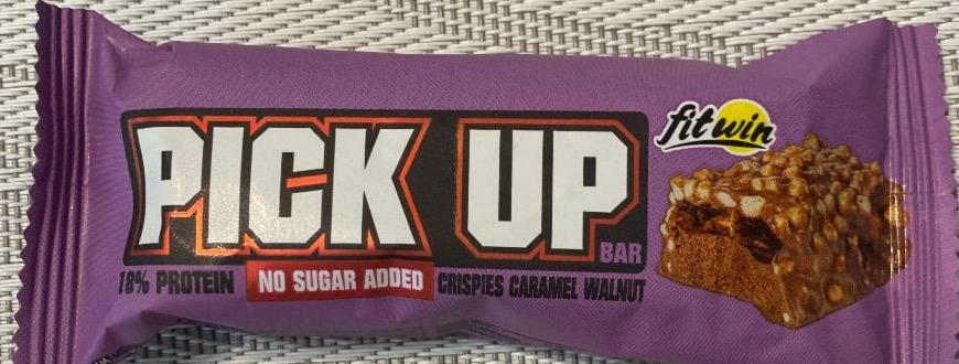 Фото - Pick up protein bar caramel walnut Fit Win