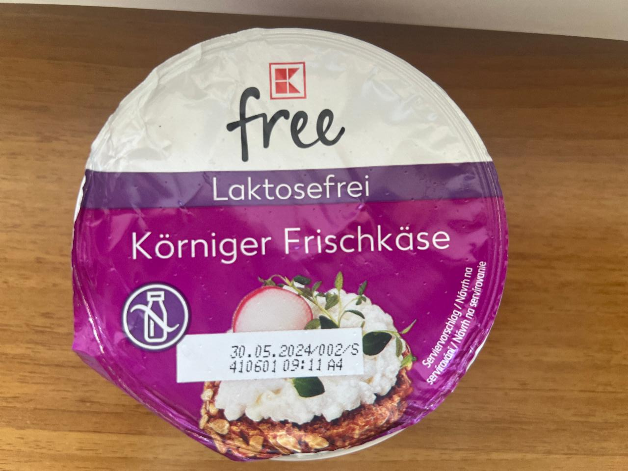 Фото - Laktosefrei Frischkäse Körniger K-free