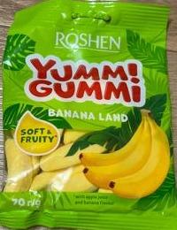 Фото - Конфеты желейные со вкусом банана Banana Land Yummi Gummi Roshen