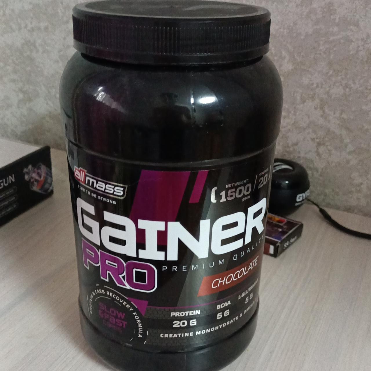 Фото - Gainer chocolate Pro Allmass