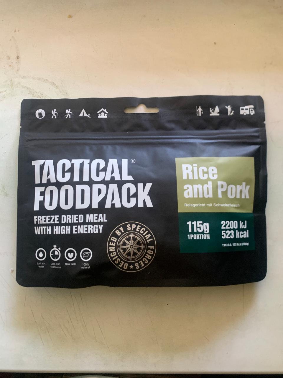 Фото - Rice and Pork Tactical foodpack