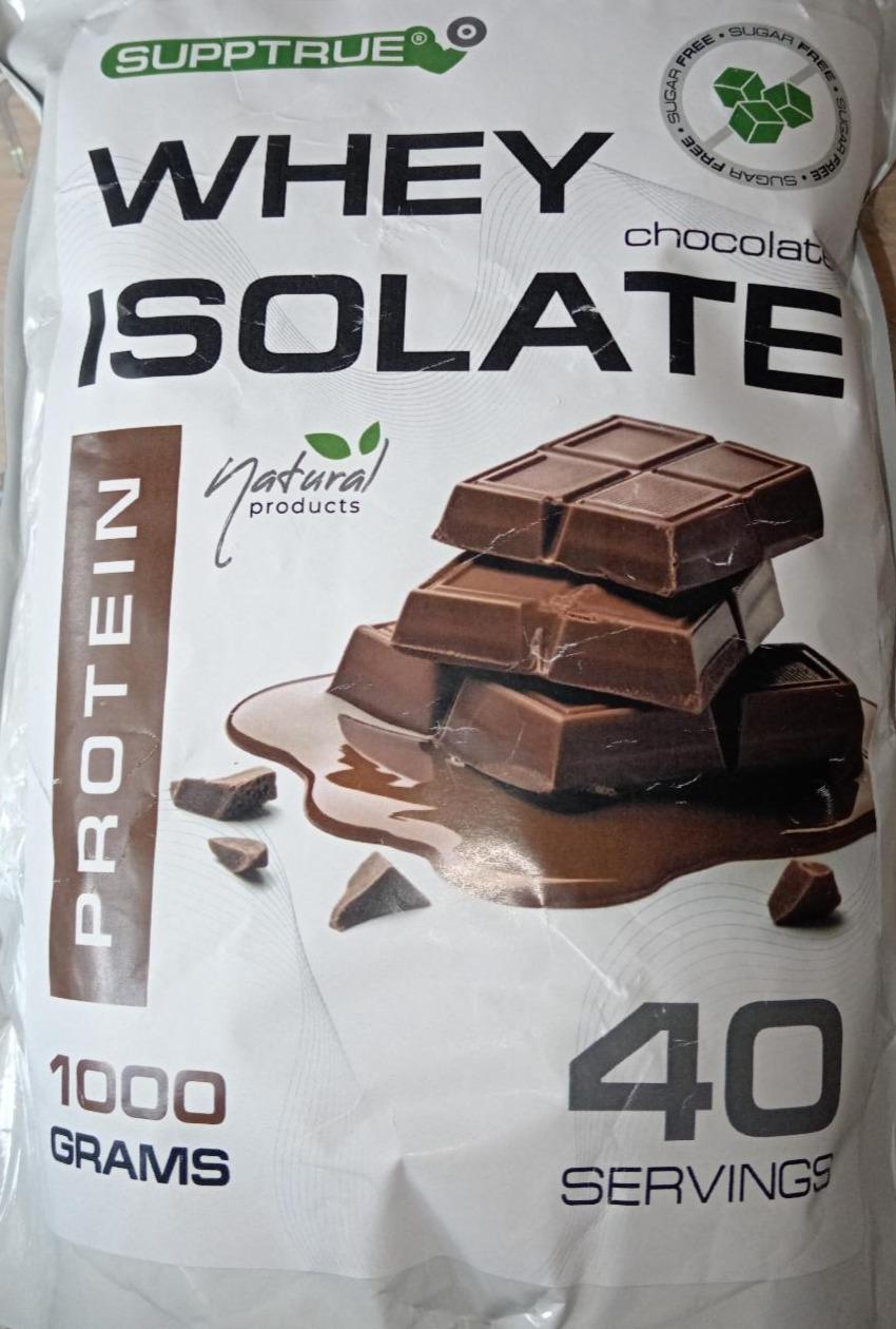 Фото - Whey chocolate isolate protein nlatural products Supptrue