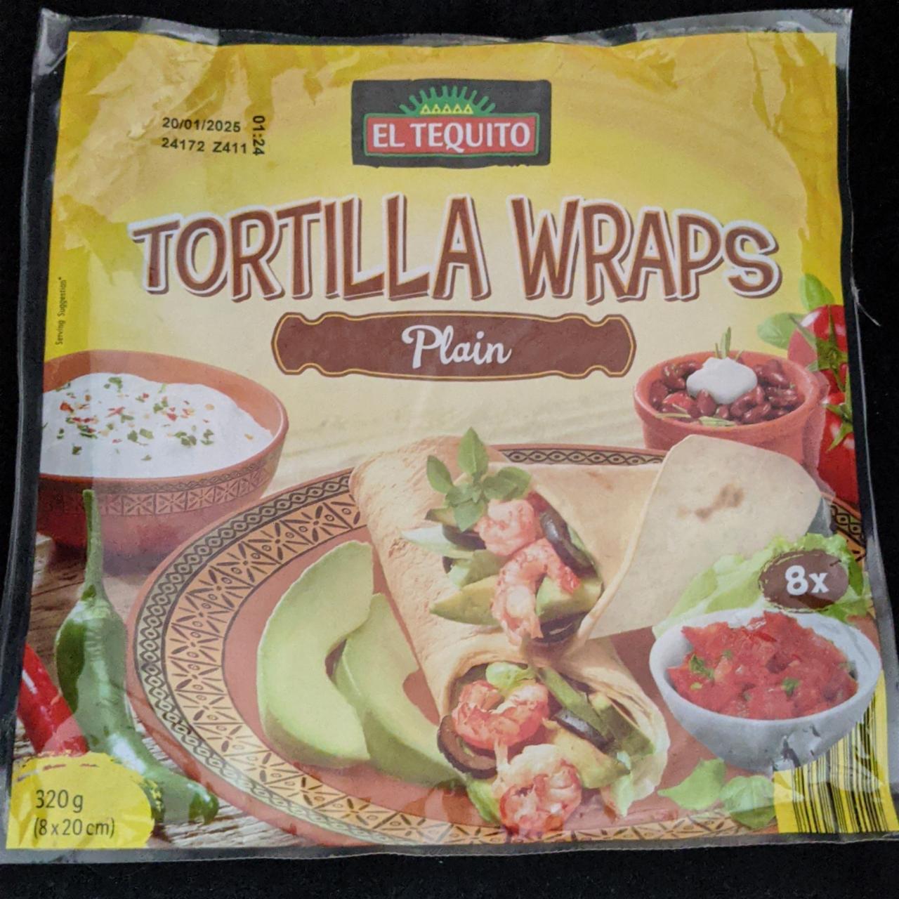 Фото - Tortilla wraps plain El Tequito