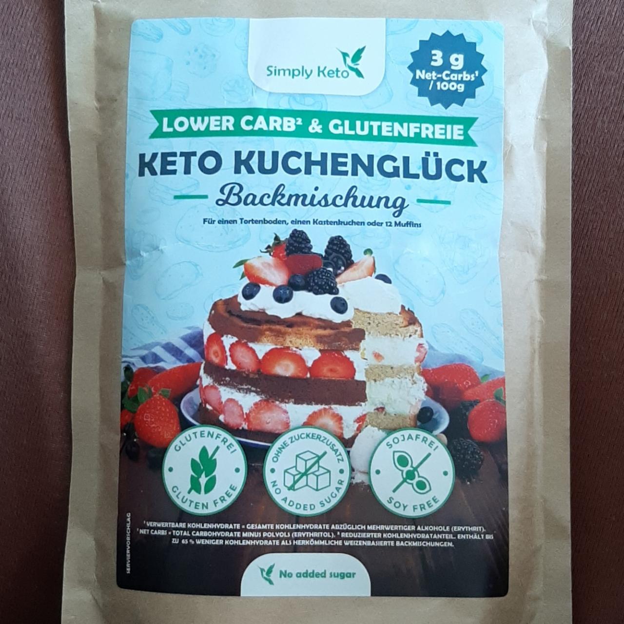 Фото - Keto Kuchenglück backmischung Simply Keto