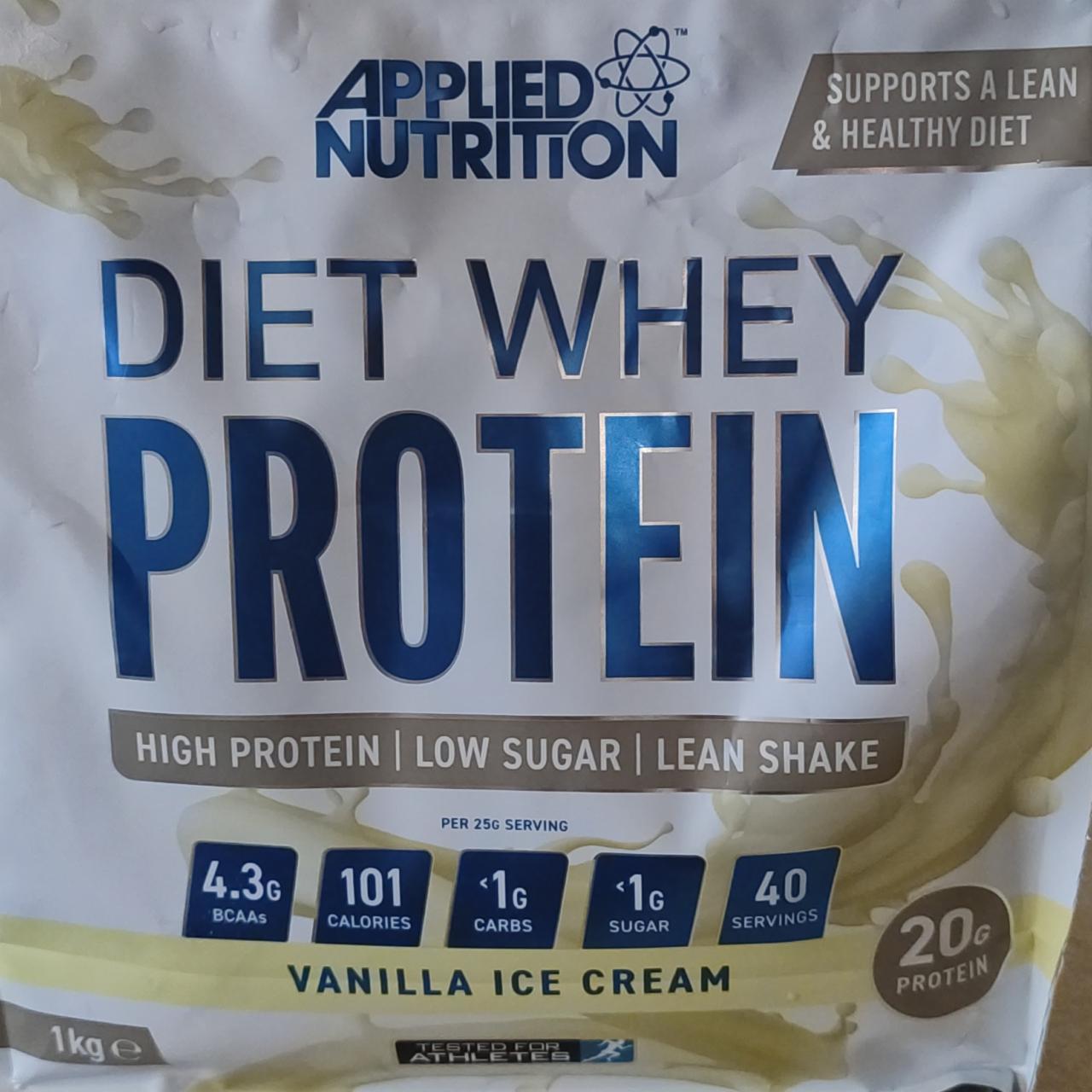 Фото - Diet whey protein vanilla ice cream Applied nutrition