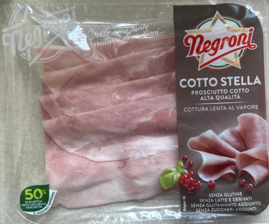 Фото - Cotto stella prosciutto cotto alta qualitá Negroni