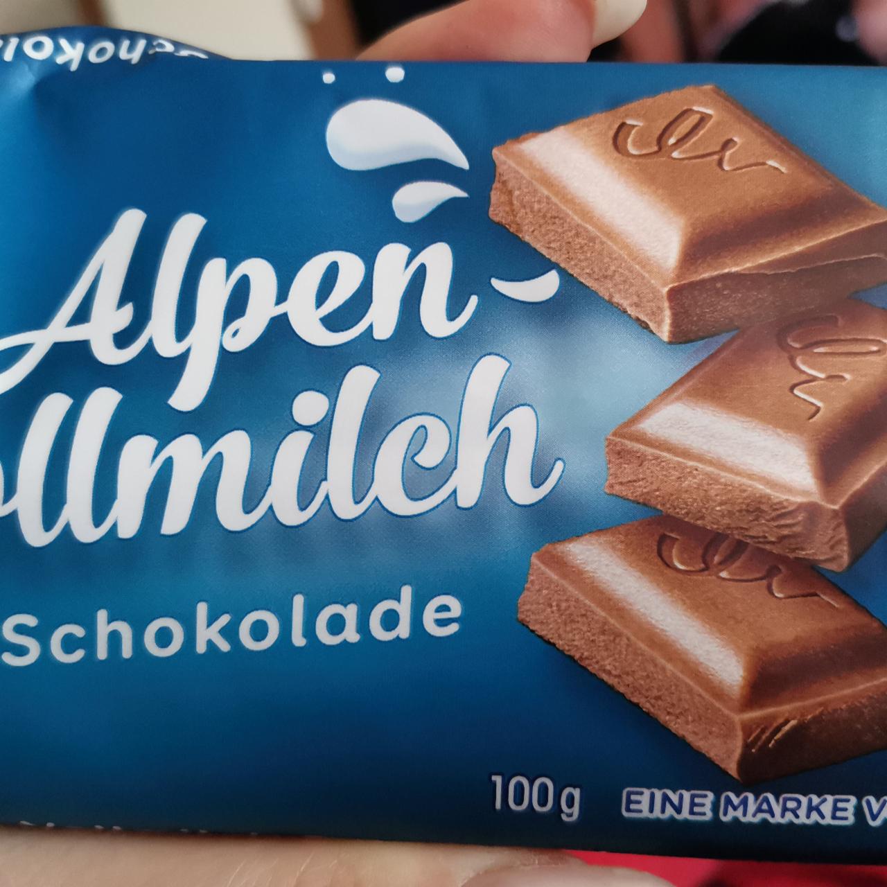 Фото - Alpen-Vollmilch Schokolade Ja!