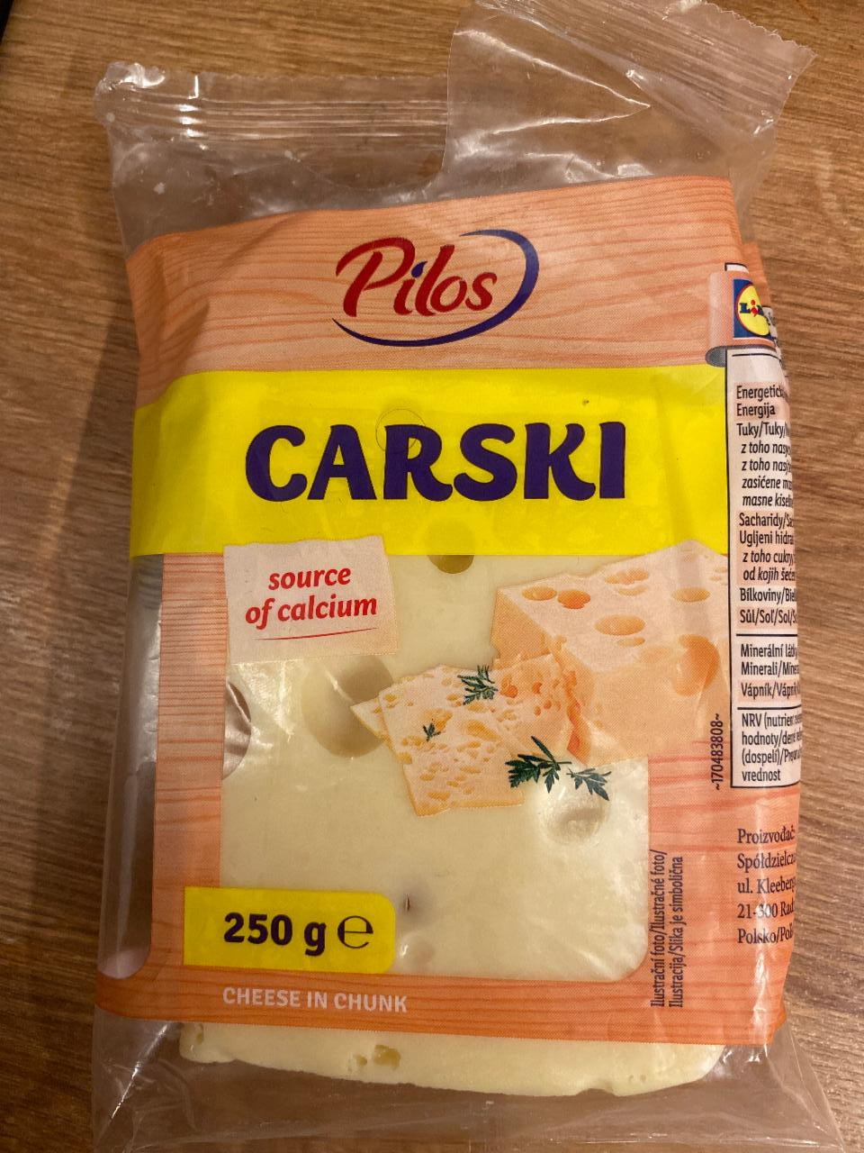 Фото - Сыр Carski Pilos