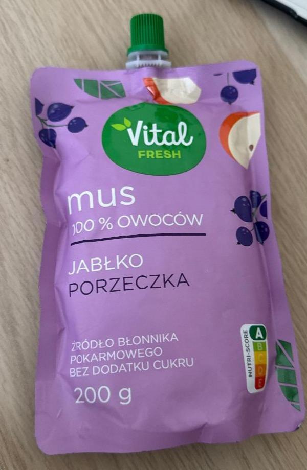 Фото - Mus 100% owoców jabłko porzeczka Vital fresh