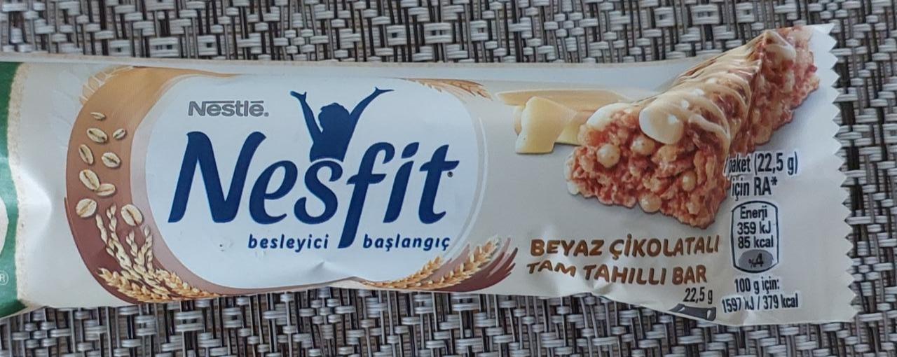 Фото - Nesfit Beyaz Çikolatali Tam Tahilli Bar