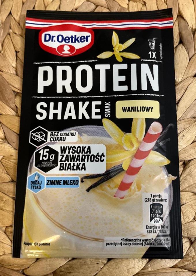 Фото - Ванильный протеиновый коктейль Protein shake Dr.Oetker