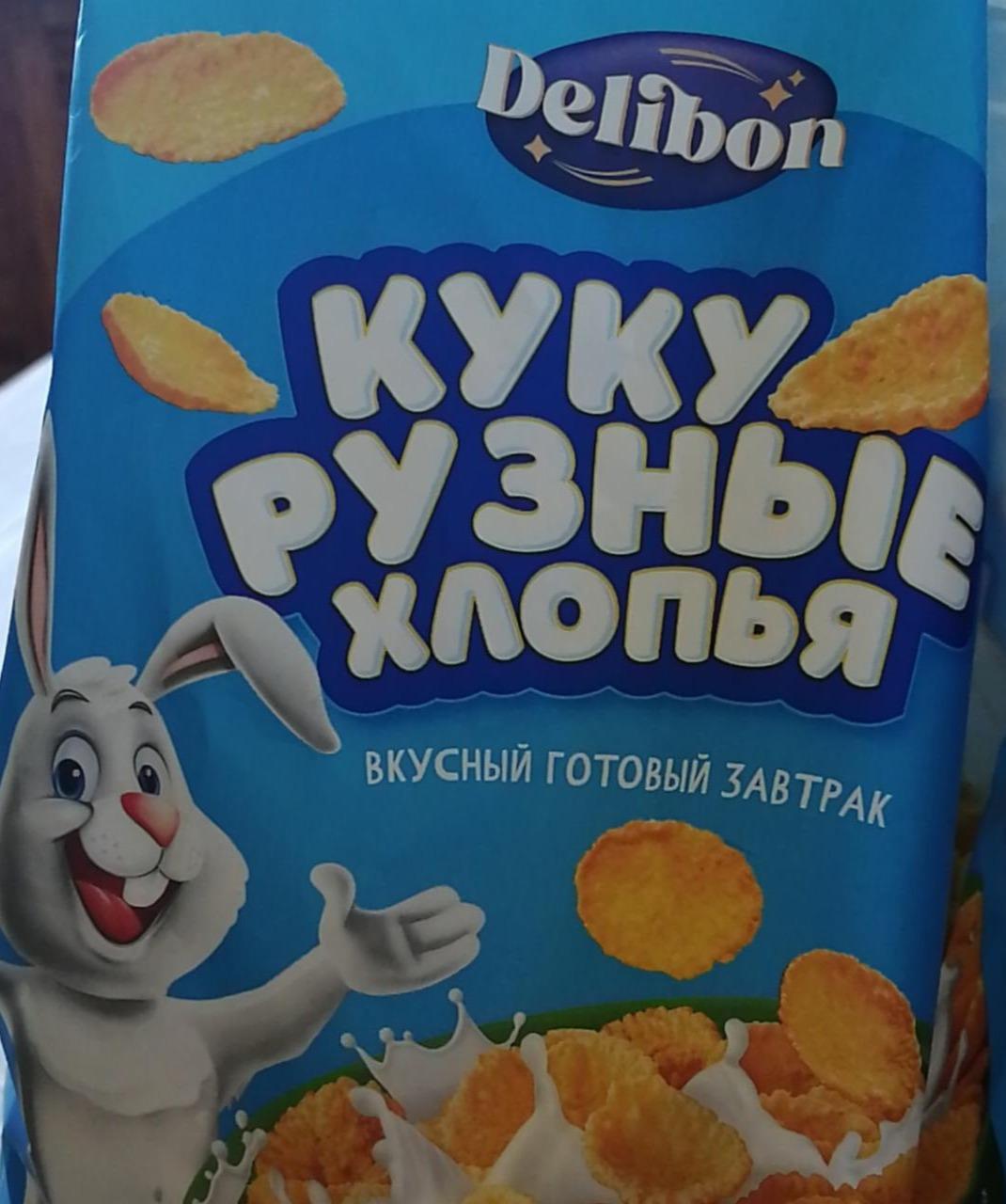 Фото - Кукурузные хлопья вкусный готовый завтрак Delibon