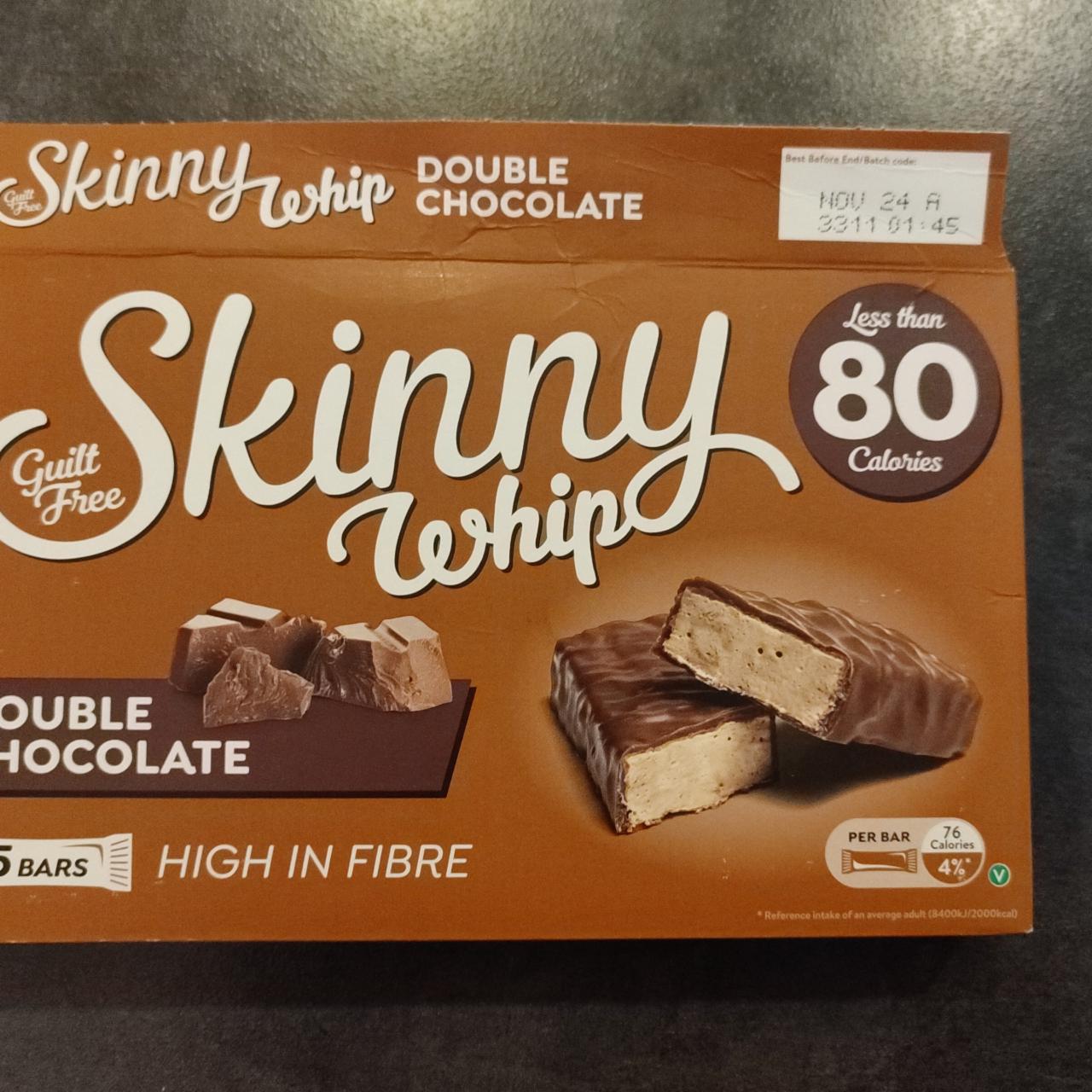 Фото - Skinny Whip Double Chocolate Snack Bar Skinny bars