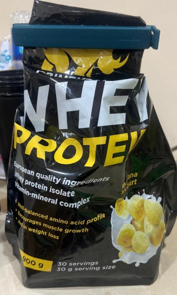 Фото - Протеин whey banana yogurt Prime Kraft