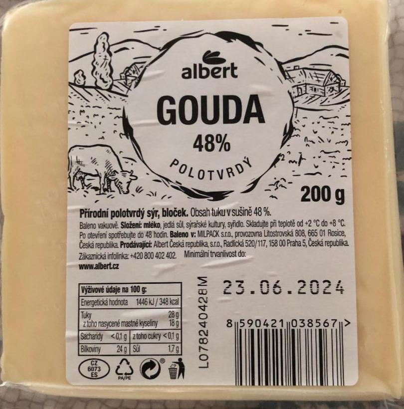 Фото - Сыр 48% Gouda Albert