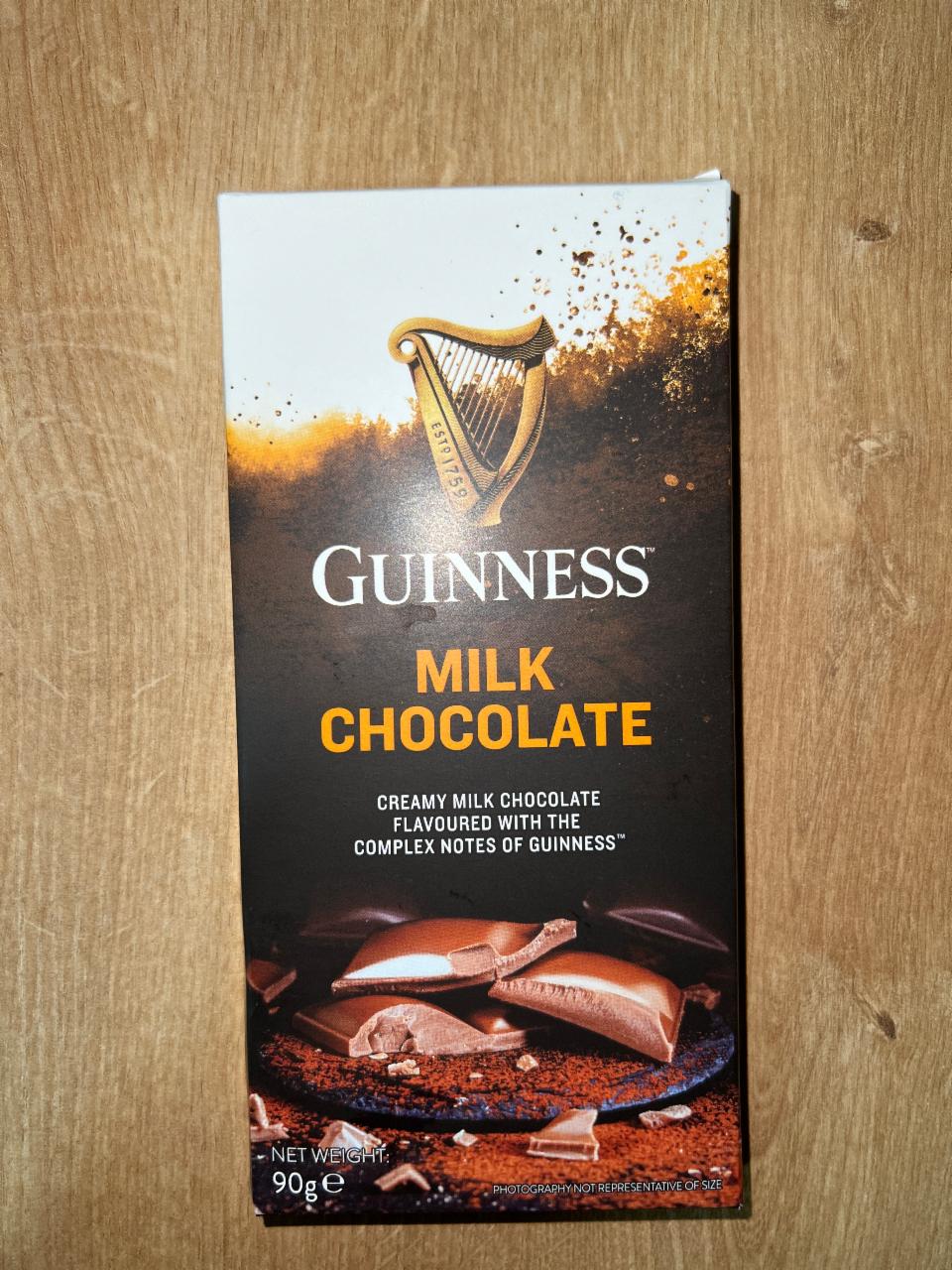 Фото - Milk chocolate creamy milk chocolate flavoured with the complex notes of guinness Guinness