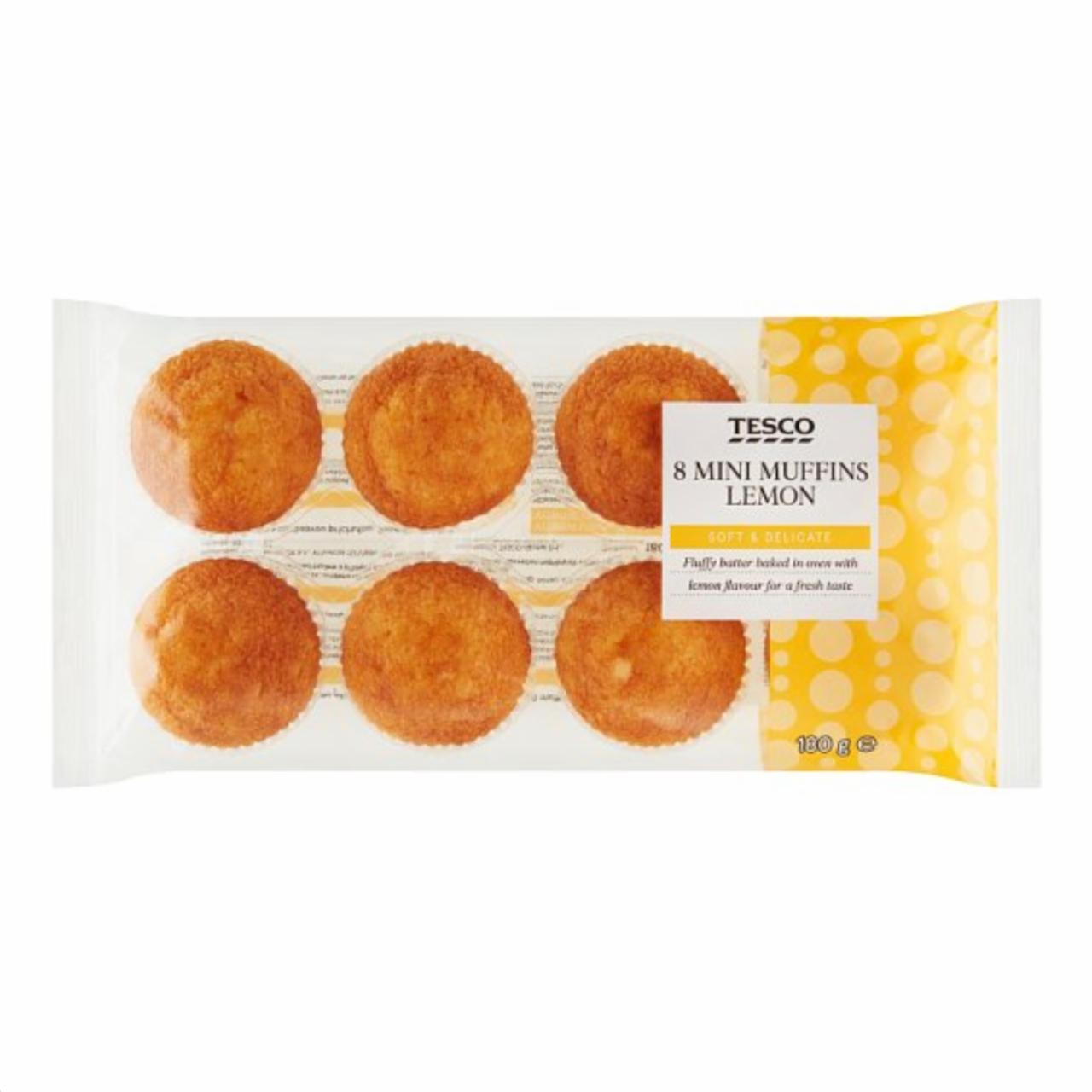 Фото - Мини маффины лимонные теско mini muffins lemon Tesco