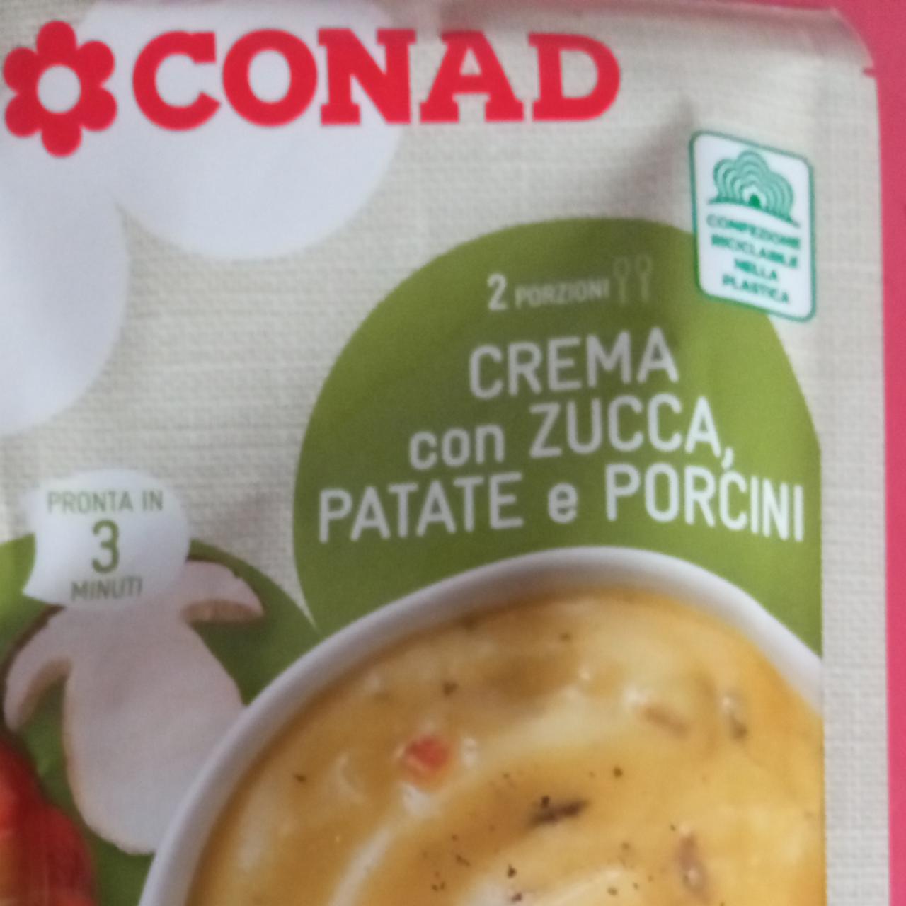 Фото - Crema con zucca patate e porcini Conad