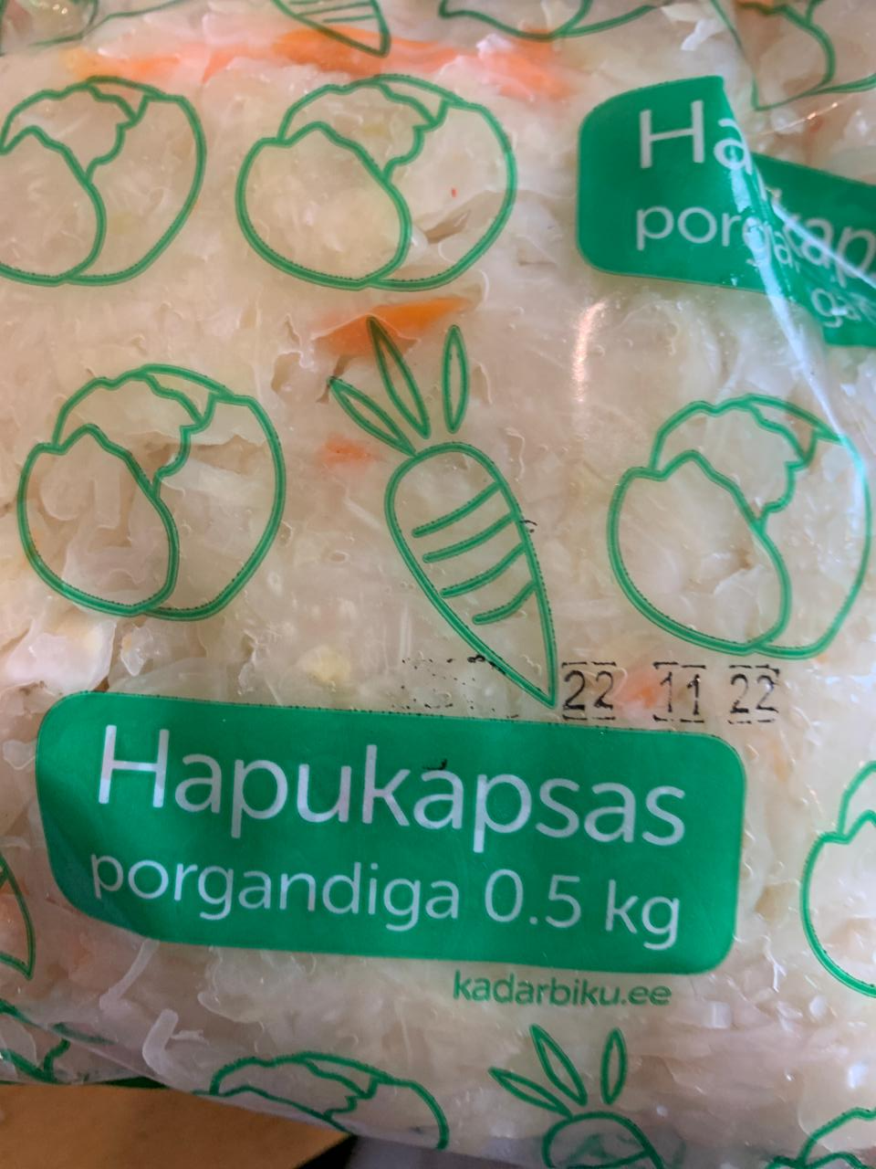 Фото - Hapukapsas porgandiga Kadarbiku