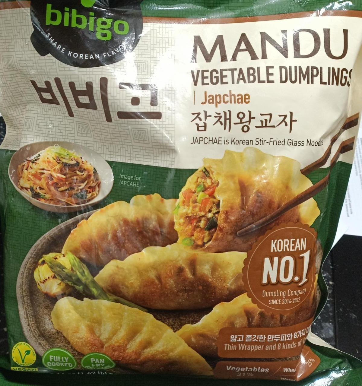 Фото - Mandu vegetable dumplings Bibigo