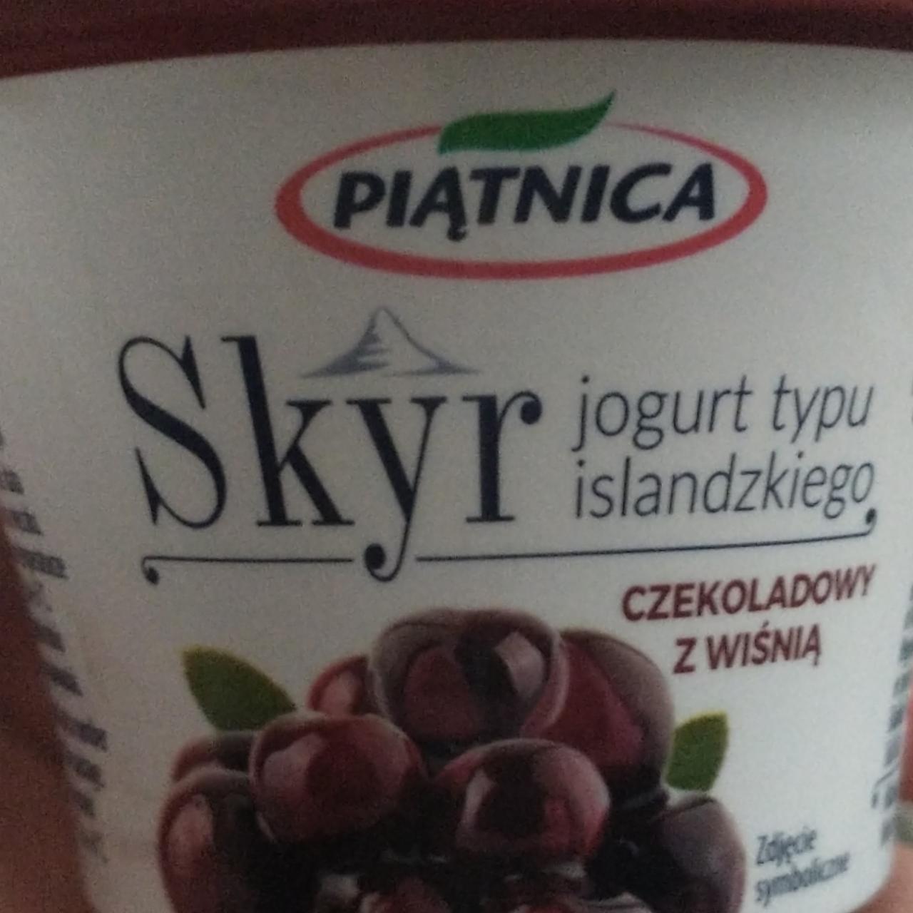 Фото - Skyr jogurt typu islandzkiego czekoladowy z wiśnią Piątnica