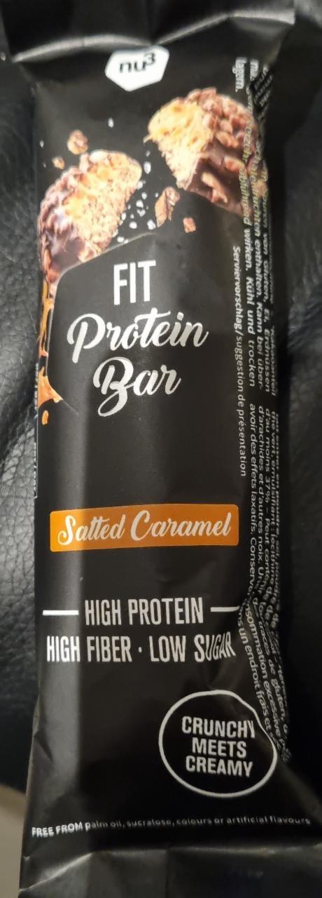 Фото - Fit Protein Bar Salted Caramel Nu3