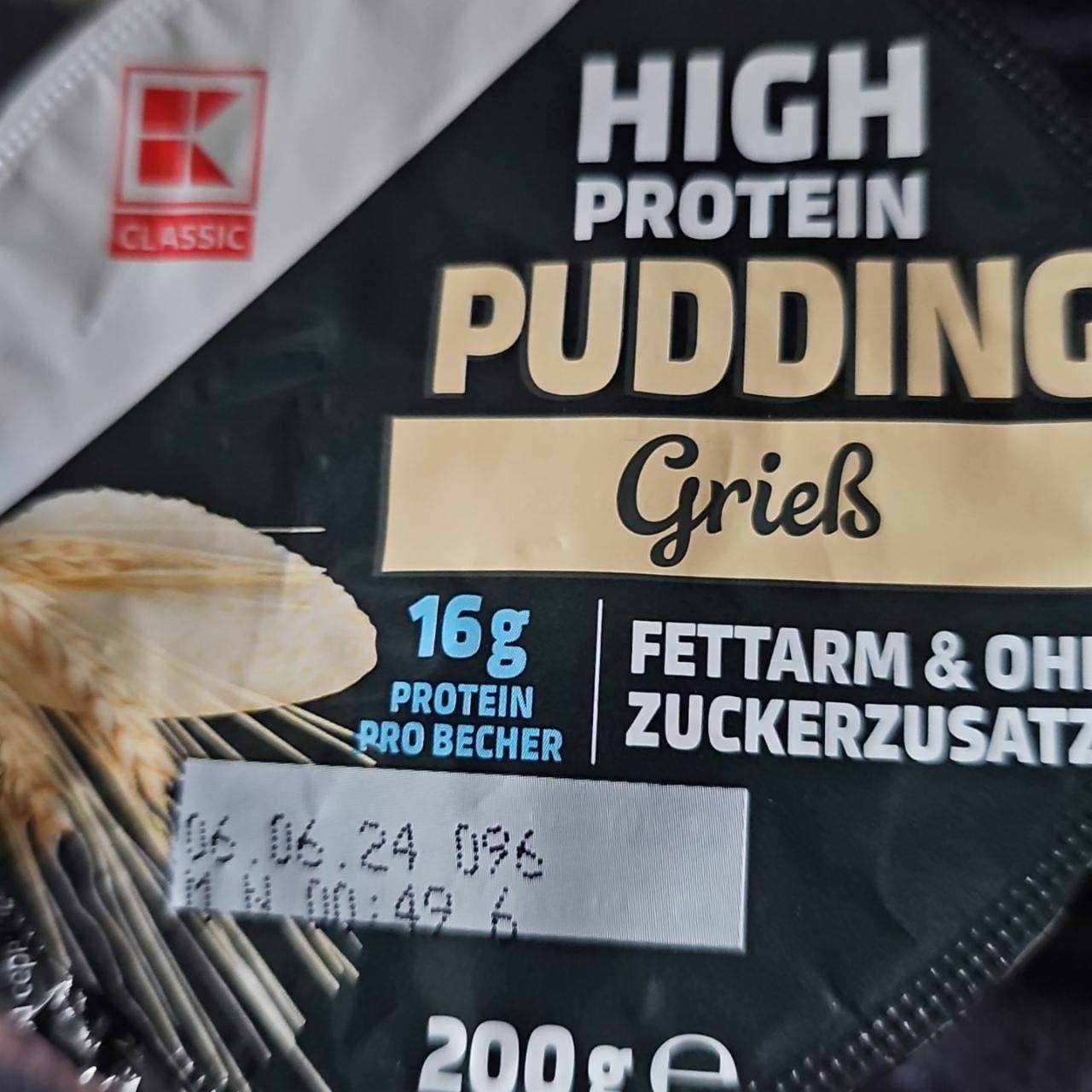 Фото - High protein Pudding Cjrieb K-Classic