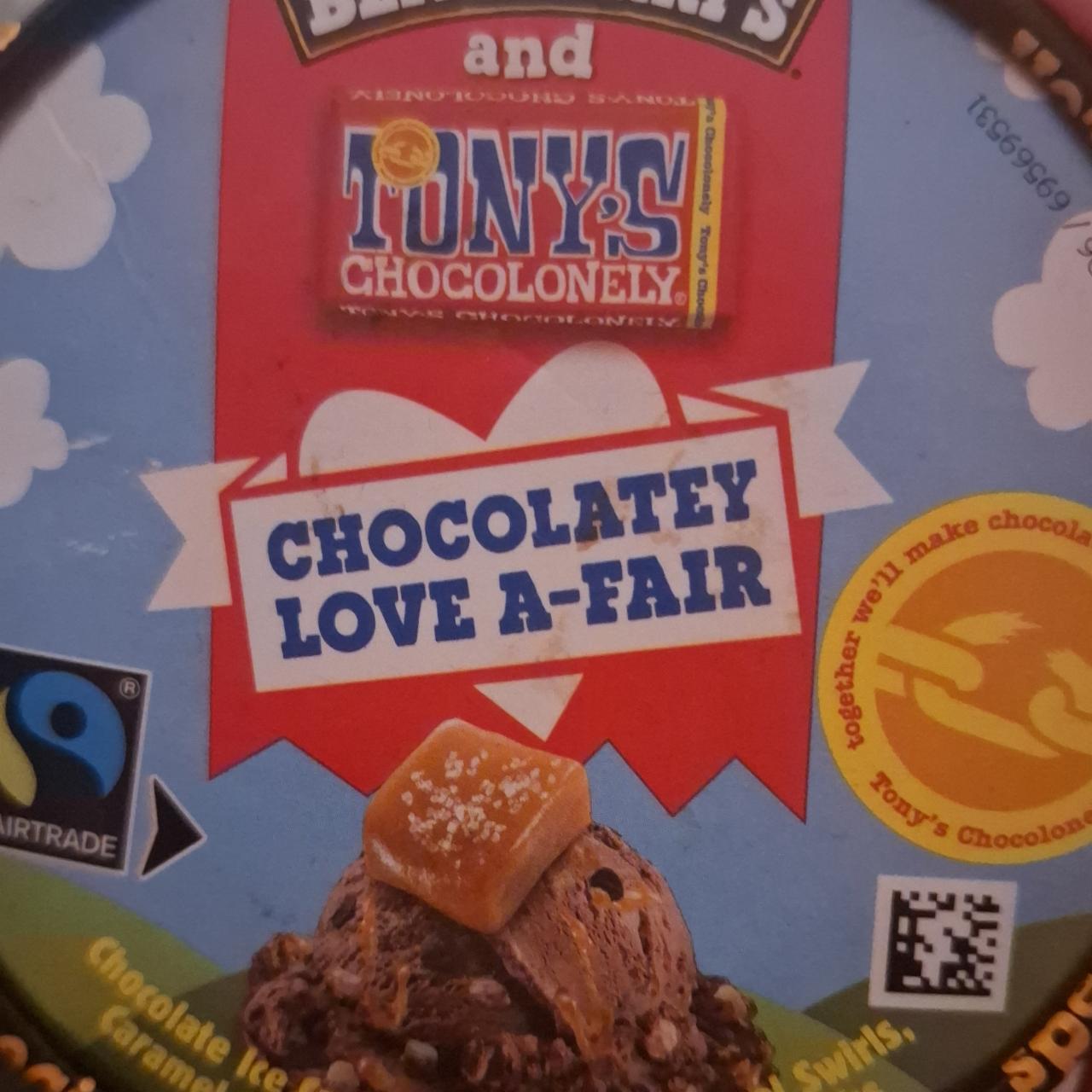 Фото - Chocolatey love a fair ben jerry Tony's Chocolonely Ben&Jerry's