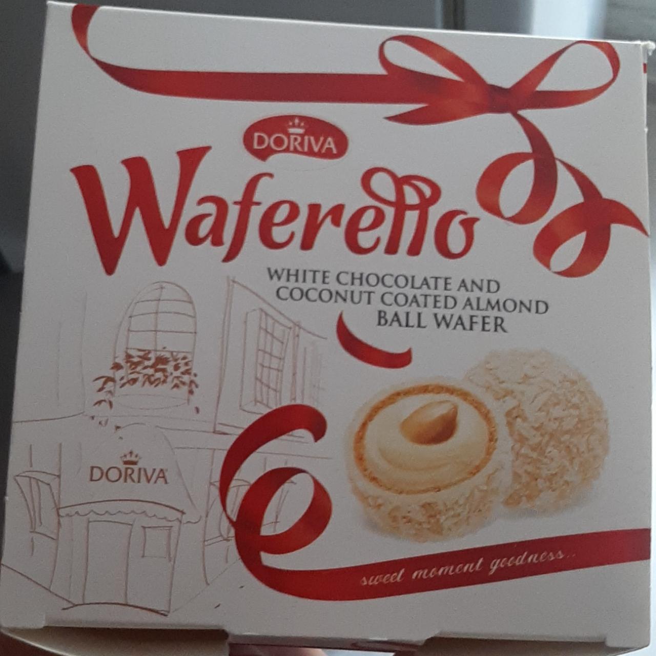 Фото - Waferello white chocolate and coconut coated almond ball wafer Doriva