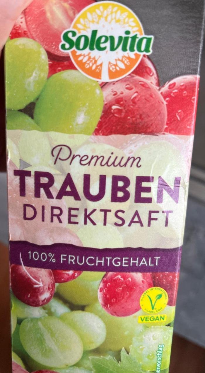 Фото - Premium Trauben Direktsaft 100% Fruchtgehalt Solevita