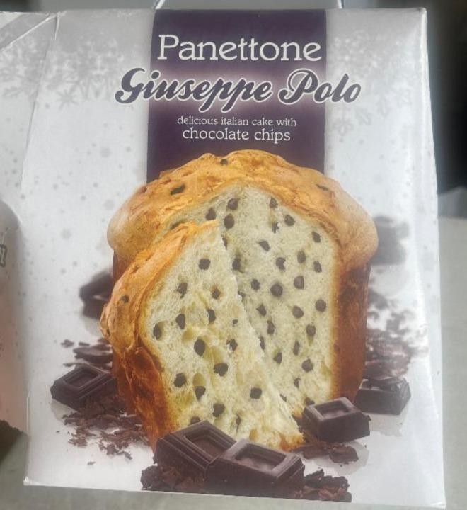 Фото - Panettone with chocolate chips Giuseppe Polo