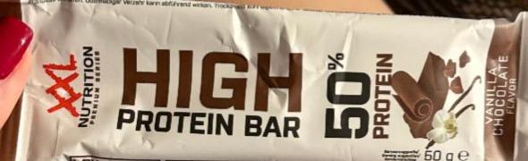 Фото - High protein bar vanilla chocolate flavor XXL Nutrition