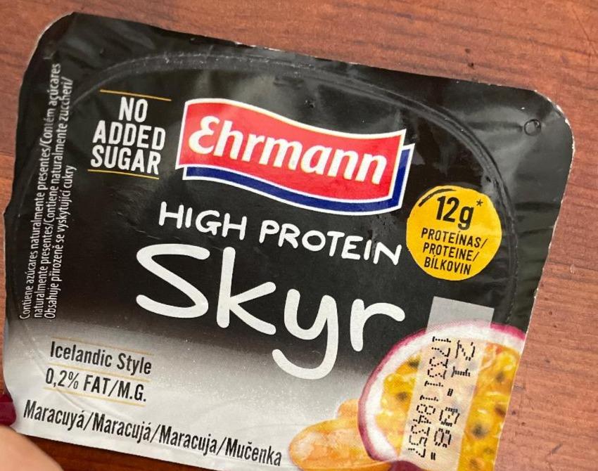 Фото - High protein skyr maracuya Ehrmann