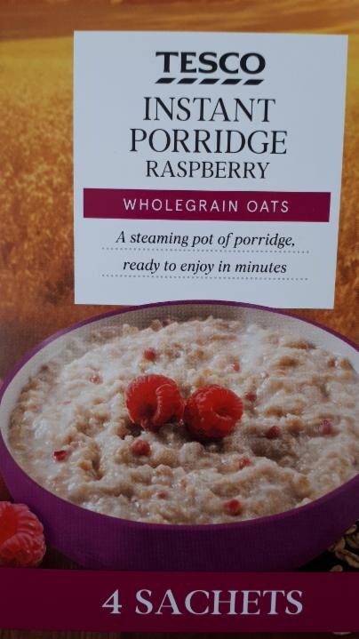 Фото - Instant porridge raspberry Tesco