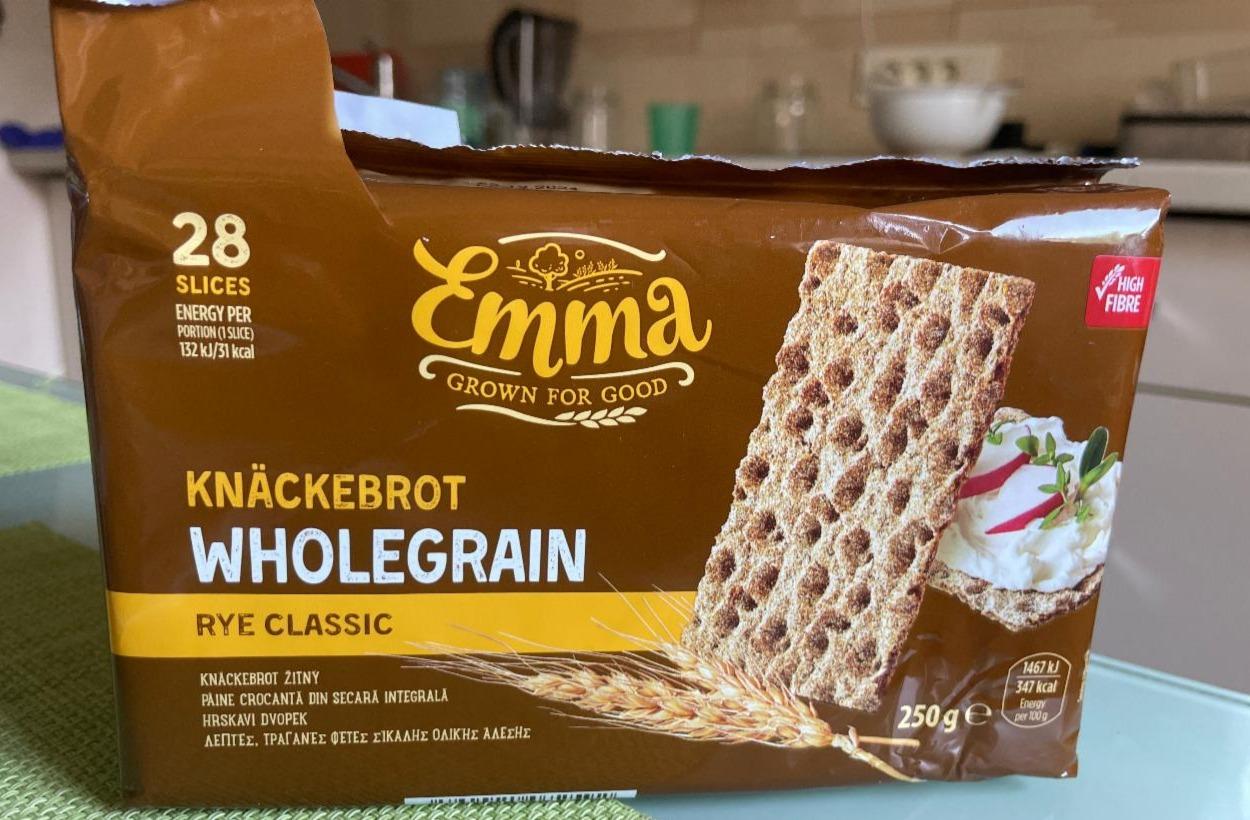 Фото - Knäckebrot wholegrain rye classic Emma